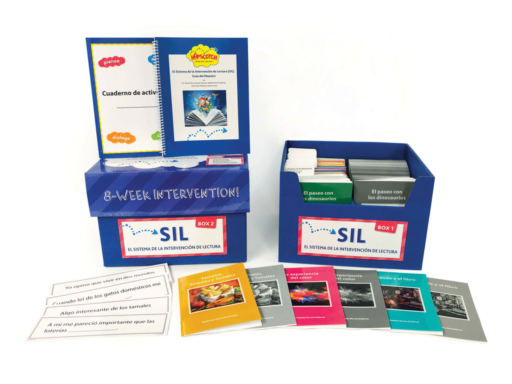 Hopscotch Digital El Sistema de la Intervención de Lectura (SIL) - Levels V-Z Blue Kit
