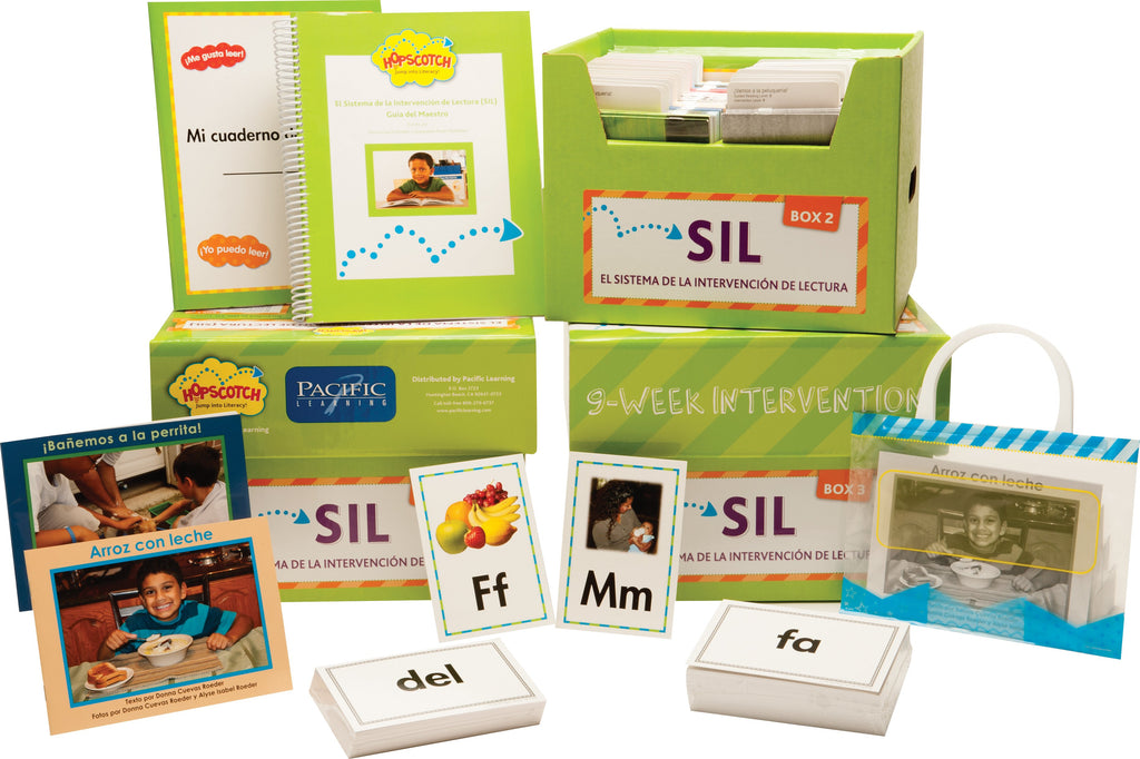 Hopscotch Digital El Sistema de la Intervención de Lectura (SIL) – Levels D-I Green Kit
