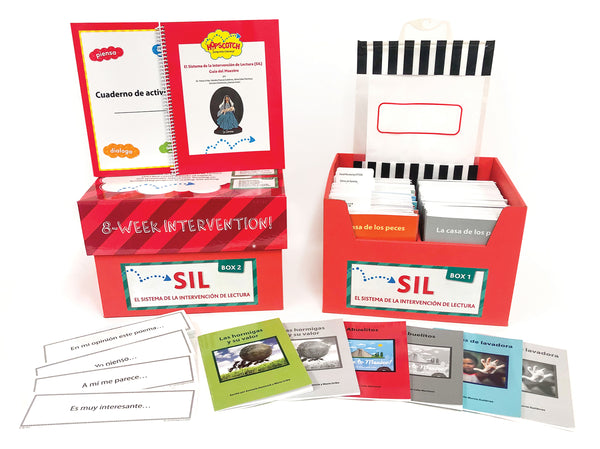 Hopscotch (SIL) El Sistema de la Intervención de Lectura (SIL) - Levels R-U Red Kit