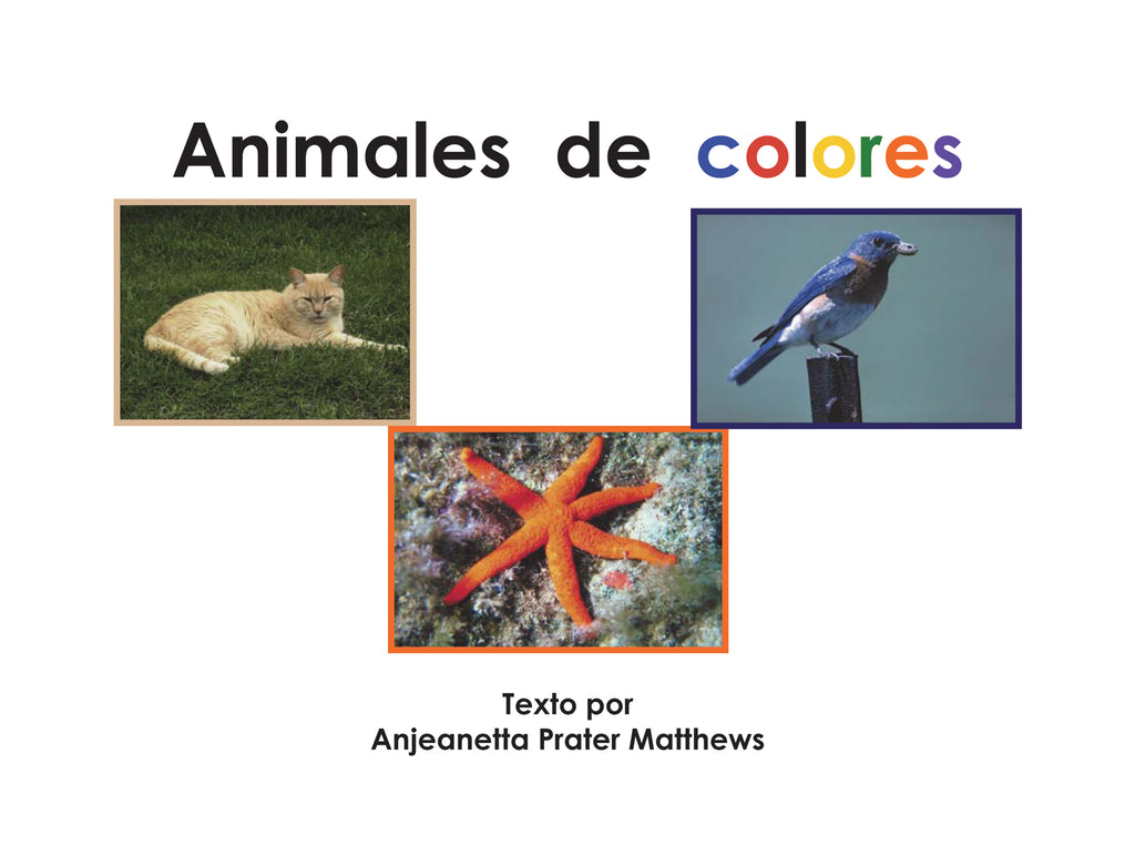 Animales de colores