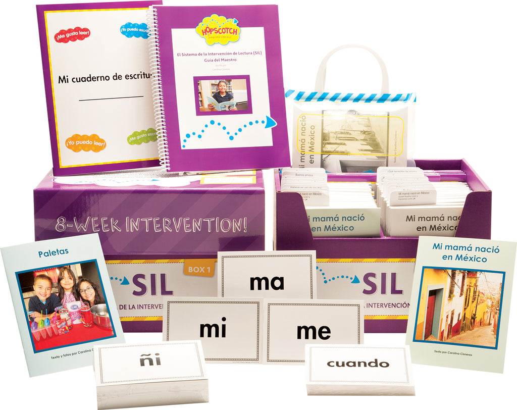 Hopscotch El Sistema de la Intervención de Lectura (SIL) - Levels J-M Purple Kit