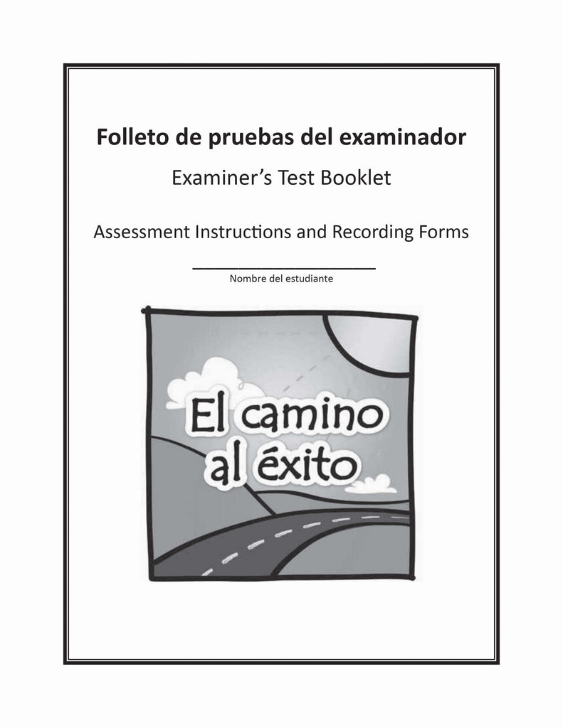 El camino Placement and Benchmark Assessments 30-Pack 